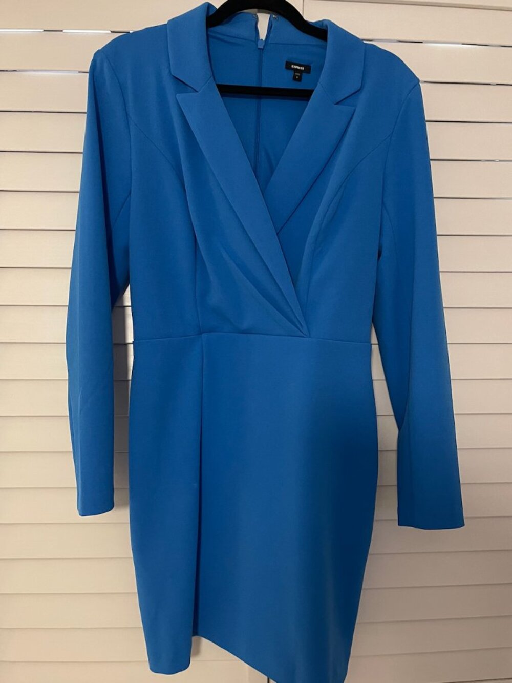 Express Blue Blazer Dress